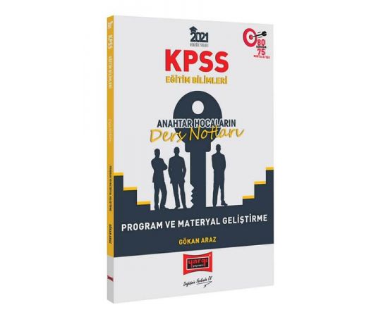 Yargı 2021 KPSS Program ve Materyal Geliştirme Anahtar Hocaların Ders Notları