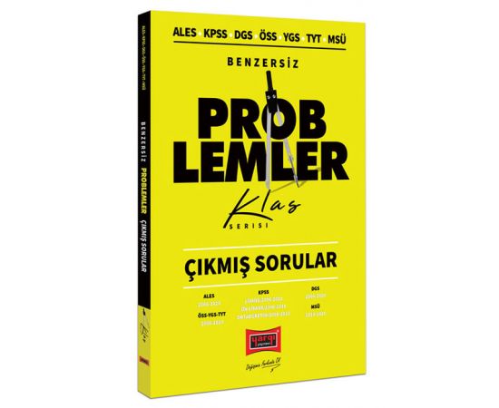 Yargı ALES KPSS DGS ÖSS YGS TYT MSÜ Benzersiz Problemler Çıkmış Sorular