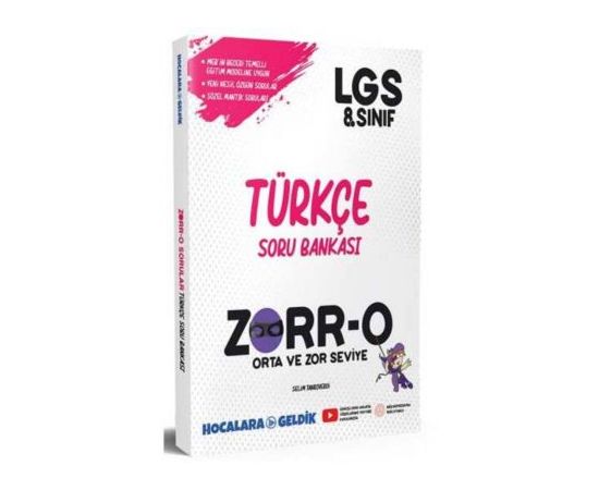 ZORR-O 8.Sınıf LGS Türkçe Soru Bankası - Hocalara Geldik