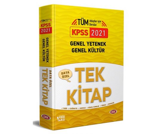 2021 KPSS Tüm Adaylar İçin Tek Kitap Data Yayınları