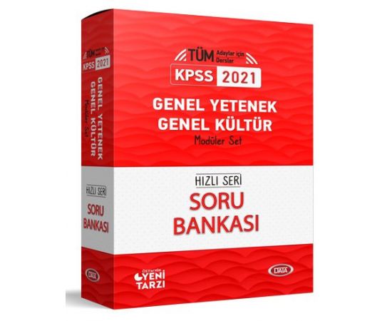 2021 KPSS Genel Kültür Genel Yetenek Soru Bankası Seti Data Yayınları