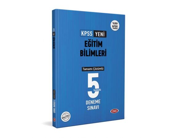 Data 2021 KPSS Eğitim Bilimleri Çözümlü 5 Deneme Sınavı