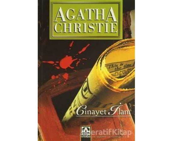 Cinayet İlanı - Agatha Christie - Altın Kitaplar