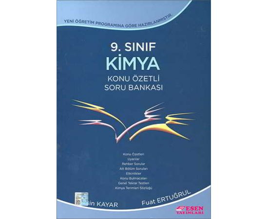 Esen 9.Sınıf Kimya Konu Özetli Soru Bankası