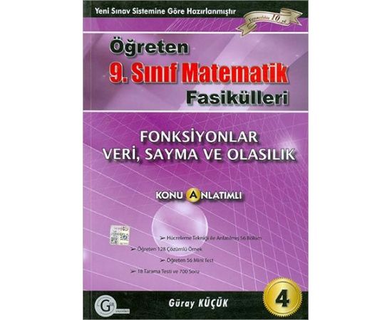 Gür 9.Sinif Matematik Fonksiyonlar Veri Sayma ve Olasilik