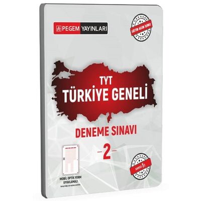 2021 TYT Türkiye Geneli Deneme Sınavı 2 Pegem Yayınları