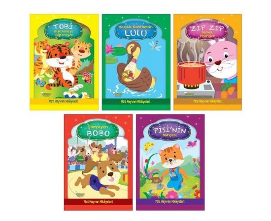 Mini Hayvan Hikayeleri Set (5 Kitap Takım) - Selimer Yayınları