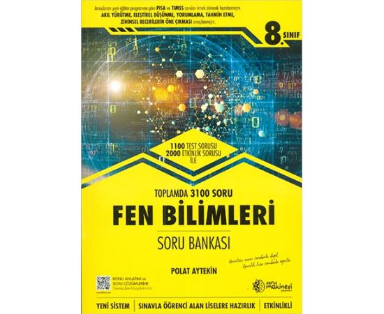 8.Sınıf Fen Bilimleri Soru Bankası Soru Makinesi Yayınları