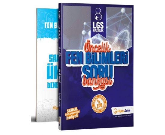 Hiper Zeka 8.Sınıf Öncelik Fen Bilimleri Soru Bankası