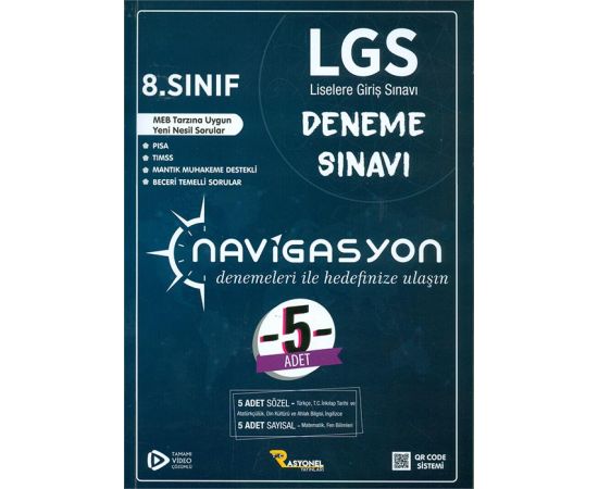 8.Sınıf LGS Navigasyon 5li Deneme Rasyonel Yayınları