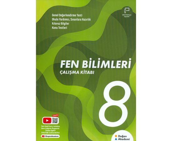 8.Sınıf Fen Bilimleri Çalışma Kitabı Doğan Akademi