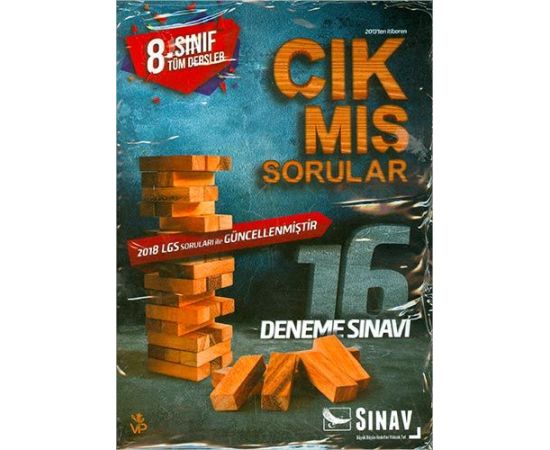 Sınav 8.Sınıf Tüm Dersler Çıkmış Sorularla 16 Deneme