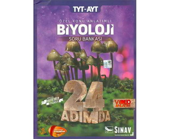 Sınav TYT AYT Biyoloji Özet Konu Anlatımlı Soru Bankası