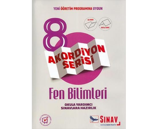 Sınav 8.Sınıf Fen Bilimleri Akordiyon Kitap