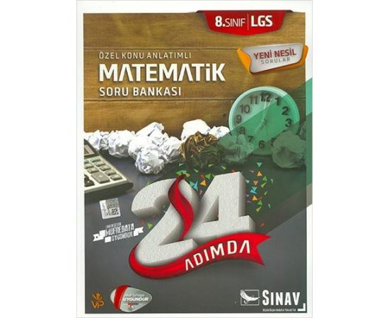Sınav 8.Sınıf 24 Adımda Matematik Özet Konu Anl. Soru Bankası