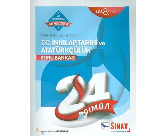 Sınav LGS 8.Sınıf İnkılap Tarihi Özet Konu Anlatımlı Soru Bankası