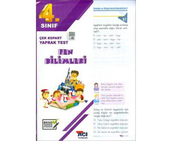 Açı Yayınları 4. Sınıf Fen Bilimleri Yaprak Test