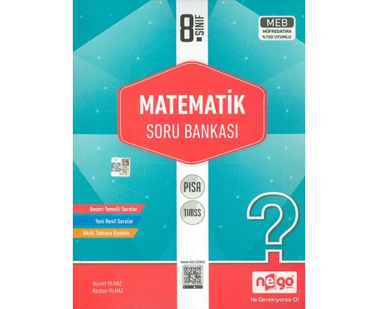 8.Sınıf Matematik Soru Bankası Nego Yayınları