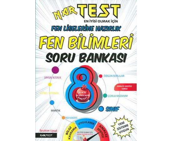 Nartest 8.Sınıf Süper Zeka Fen Bilimleri Soru Bankası