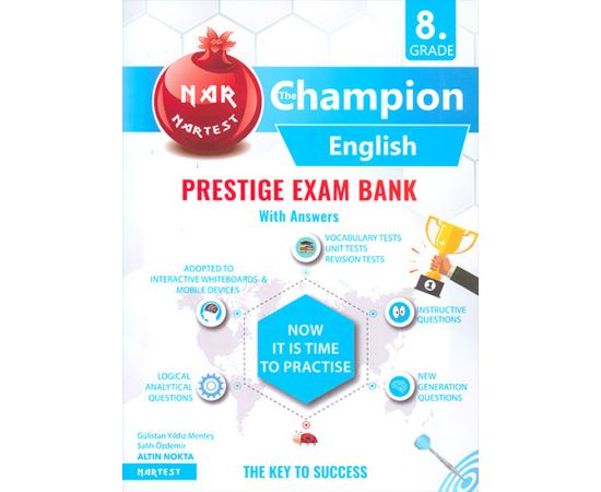 8.Sınıf İngilizce Prestige Exam Bank Nartest Yayınevi