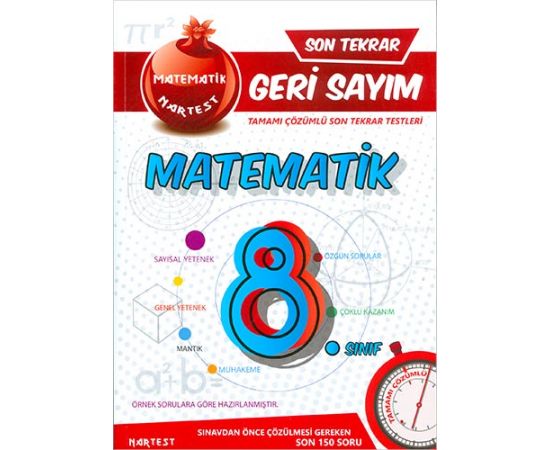 Nartest 8.Sınıf Matematik Son Tekrar Geri Sayım