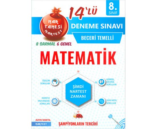 NarTest 8.Sınıf Matematik 14lü Deneme Sınavı