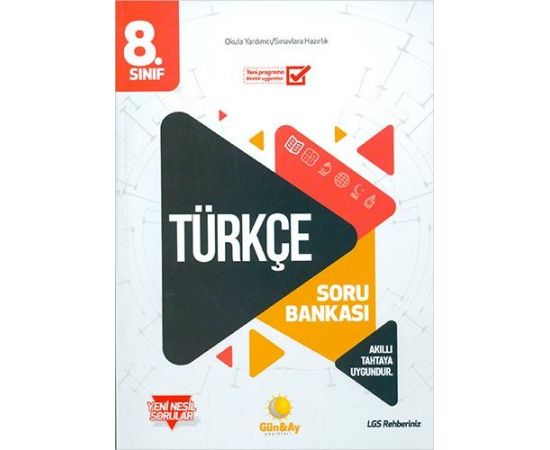 GünAy 8.Sınıf Türkçe Soru Bankası