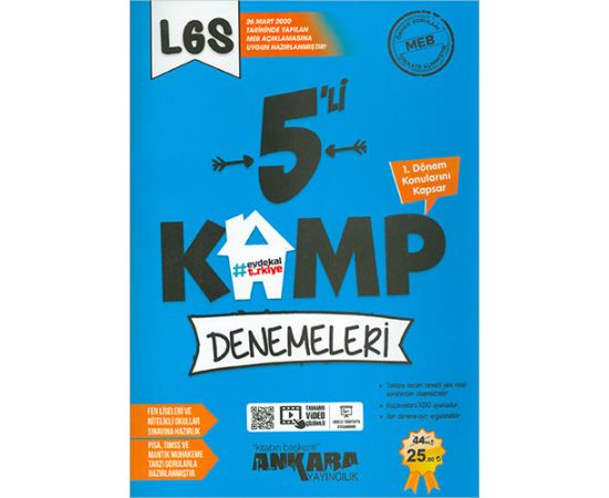 LGS 1.Dönem 5li Kamp Denemeleri Ankara Yayıncılık