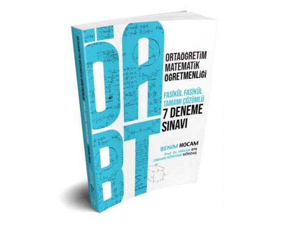 Benim Hocam ÖABT Ortaöğretim Matematik Öğretmenliği Çözümlü 7 Deneme Sınavı