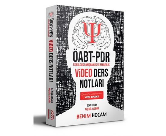 Benim Hocam 2020 ÖABT Psikolojik Danışmanlık ve Rehberlik Video Ders Notları