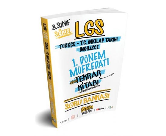 Benim Hocam LGS 8.Sınıf Sözel 1.Dönem Tekrarı Soru Bankası