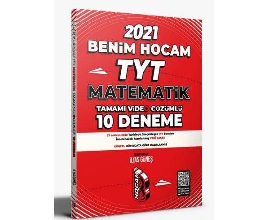 Benim Hocam 2021 TYT Matematik Video Çözümlü 10 Deneme Sınavı