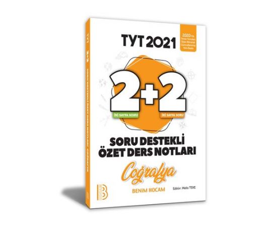 Benim Hocam 2021 YKS TYT Coğrafya 2+2 Soru Destekli Özet Ders Notları