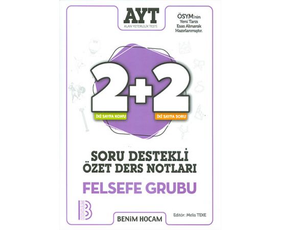 Benim Hocam AYT Felsefe Grubu Soru Destekli Özel Ders Notları