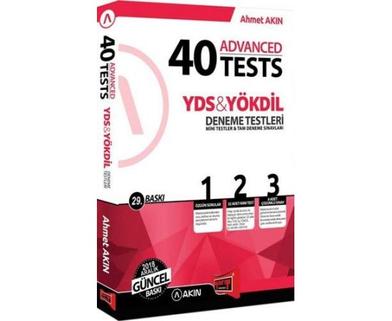 Yargı YDS YÖKDİL 40 Advanced Tests