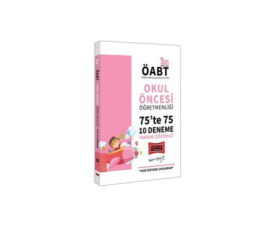 Yargı 2021 ÖABT Okul Öncesi Öğretmenliği 75’te 75 Tamamı Çözümlü 10 Deneme Sınavı