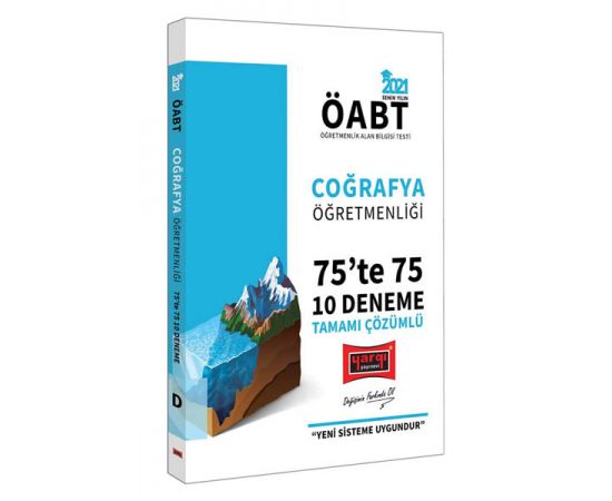 Yargı 2021 ÖABT Coğrafya Öğretmenliği 75te 75 Çözümlü 10 Deneme Sınavı