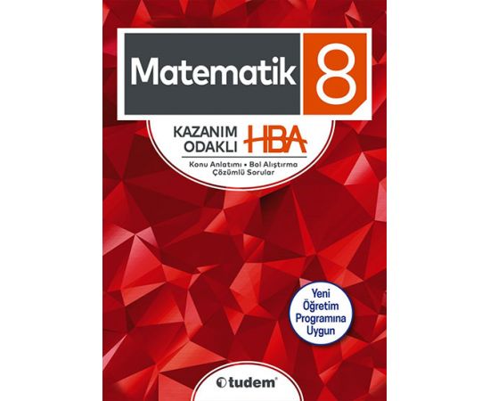 Tudem 8.Sınıf Matematik Kazanım Odaklı HBA