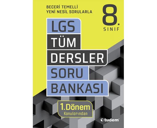 Tudem 8.Sınıf LGS Tüm Dersler Soru Bankası 1.Dönem