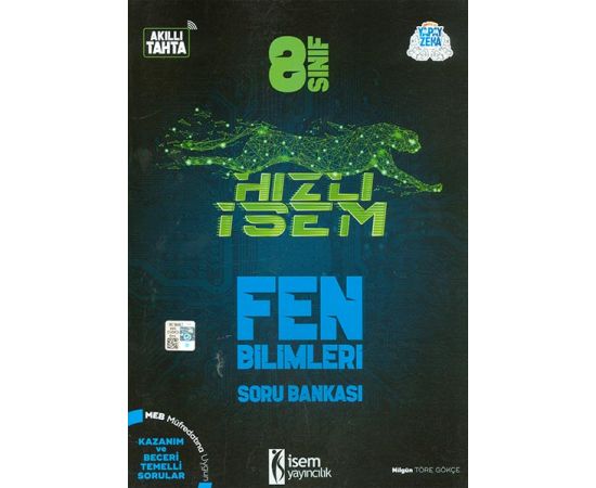 8.Sınıf Hızlı İsem Fen Bilimleri Soru Bankası İsem Yayıncılık