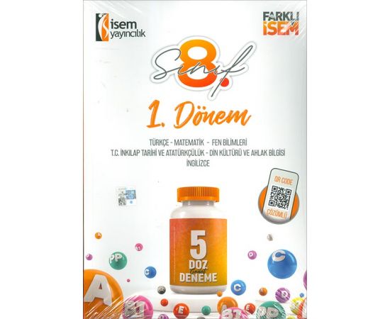 8.Sınıf 1.Dönem 5 Deneme İsem Yayıncılık