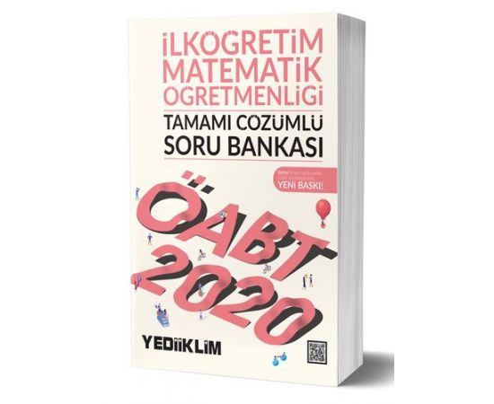 Yediiklim 2020 ÖABT İlköğretim Matematik Çözümlü Soru Bankası