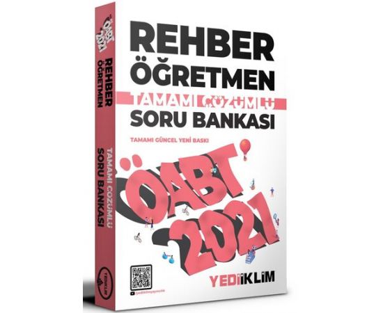 Yediiklim 2021 ÖABT Rehber Öğretmen Tamamı Çözümlü Soru Bankası