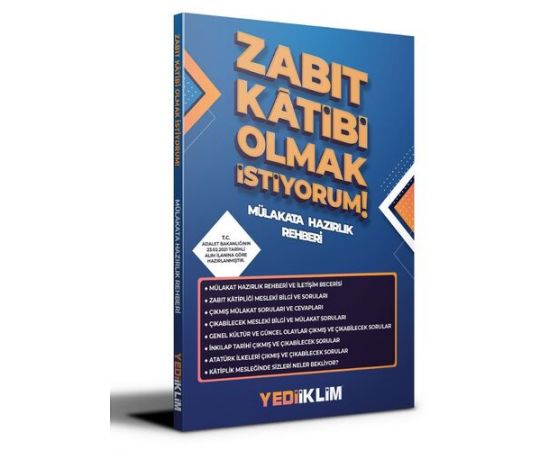 Yediiklim 2021 Zabıt Katibi Olmak İstiyorum Mülakat Hazırlık Rehberi