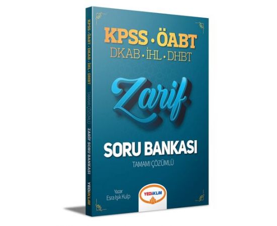 Yediiklim 2021 ÖABT Din Kültürü ve Ahlak Bilgisi Öğretmenliği Zarif Tamamı Çözümlü Soru Bankası