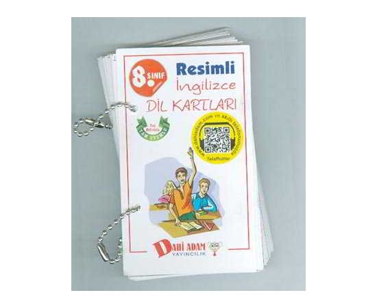 8.Sınıf Resimli İngilizce Dil Kartları Dahi Adam Yayınları