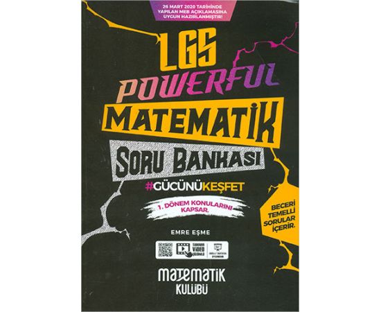 LGS Powerful 1.Dönem Matematik Soru Bankası Matematik Kulubü