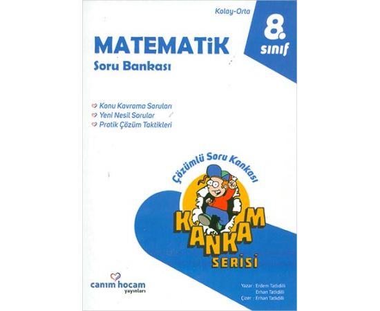 8.Sınıf Matematik Soru Bankası Canım Hocam Yayınları
