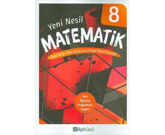 BilgiKüpü 8.Sınıf Yeni Nesil Matematik Özet Bilgi Soru Bankası