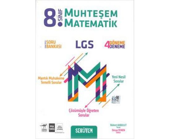 Serüven 8.Sınıf Muhteşem Matematik Konu Özetli Soru Bankası